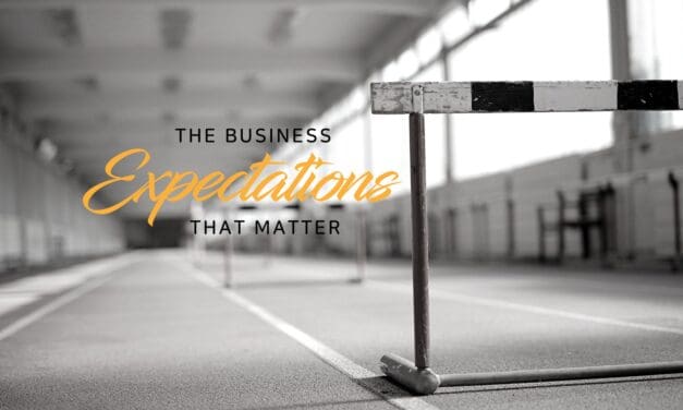 The business expectations that matter