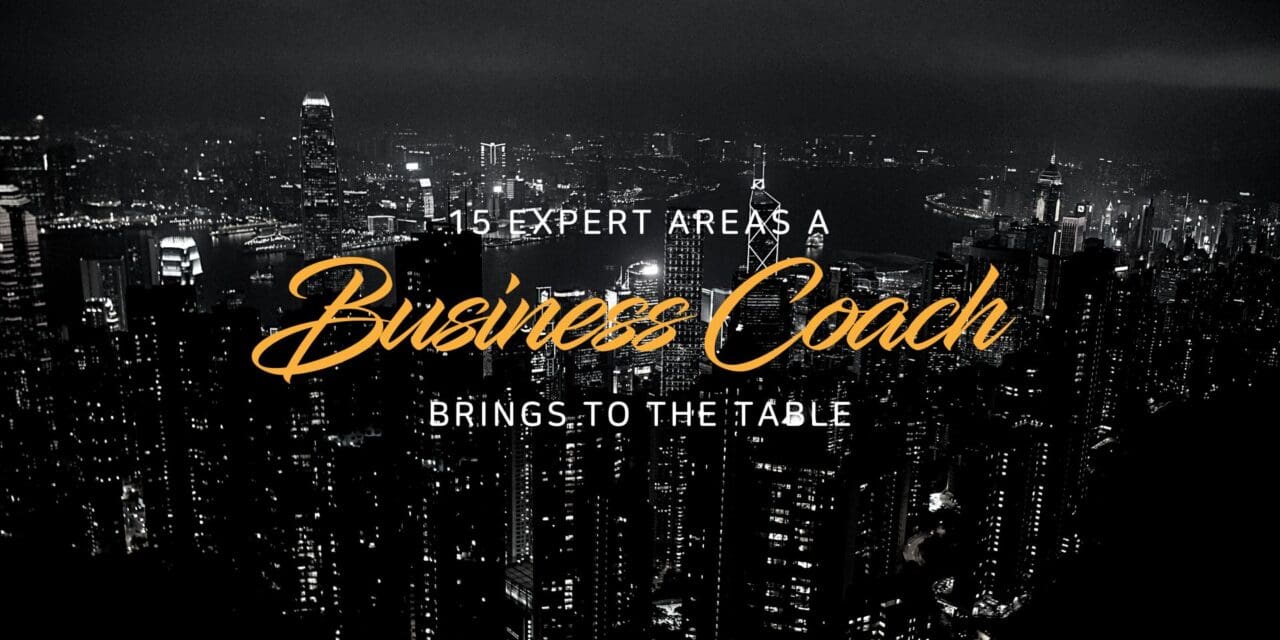 15 expert areas a business coach brings to the table