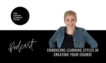 Embracing Learning Styles in Creating Your Course