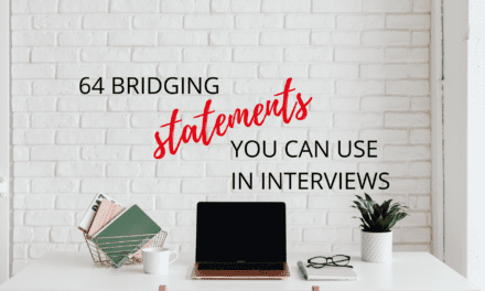 64 Bridging Statements you can use in a Media Interview