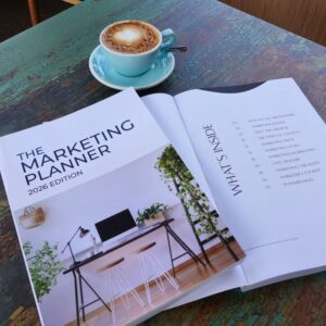 The Marketing Planner 2026 Pre Order (with Bonus Session with Linda)