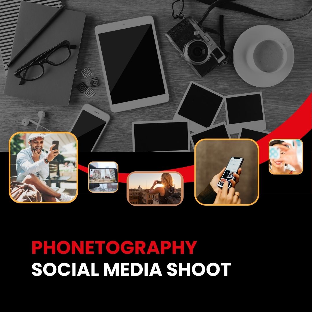 Phone photography social media shoot.