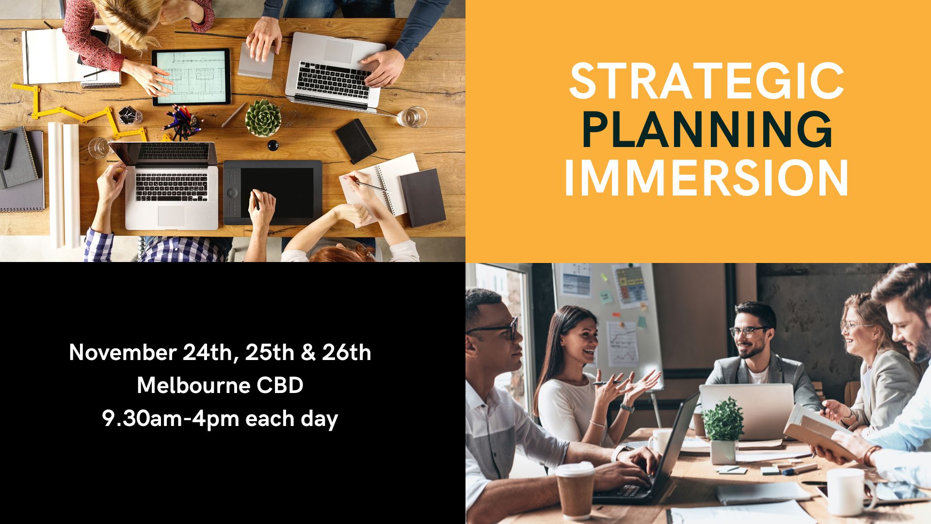 Strategic immersion.