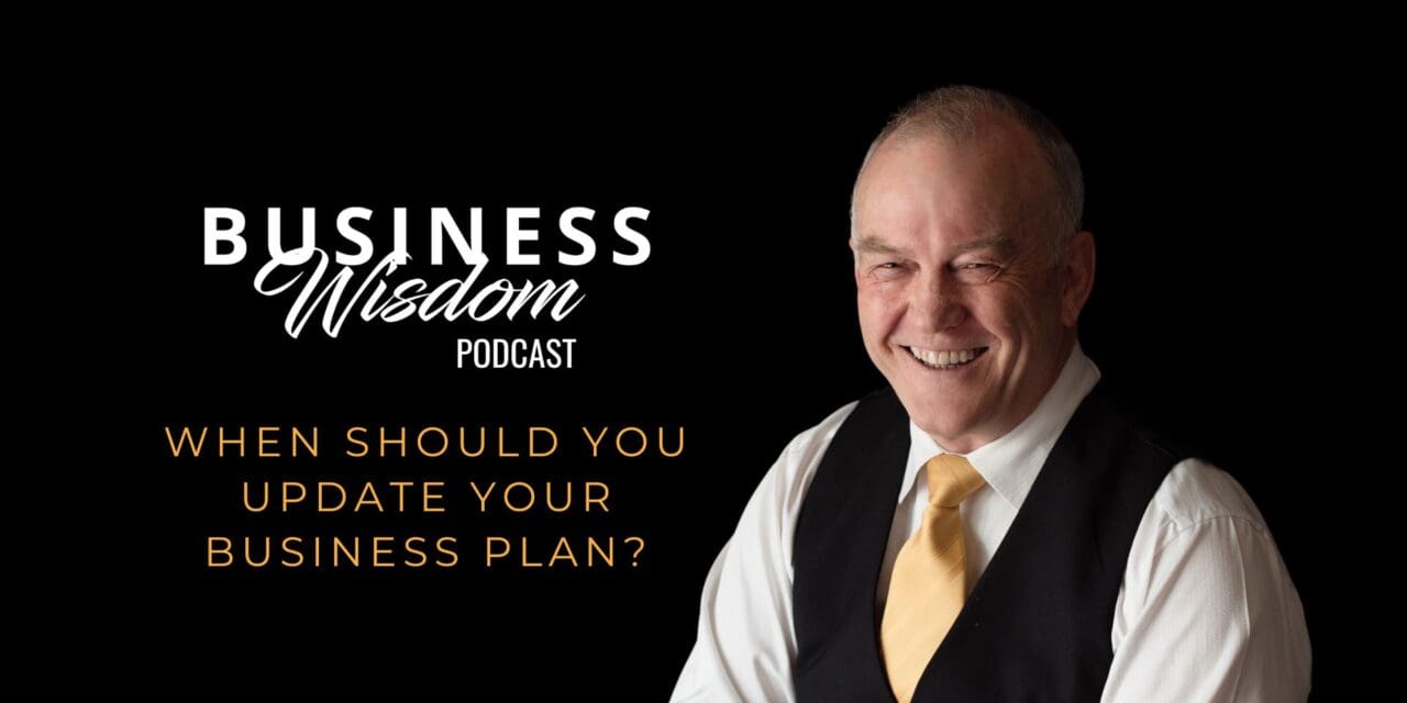 When should you update your business plan