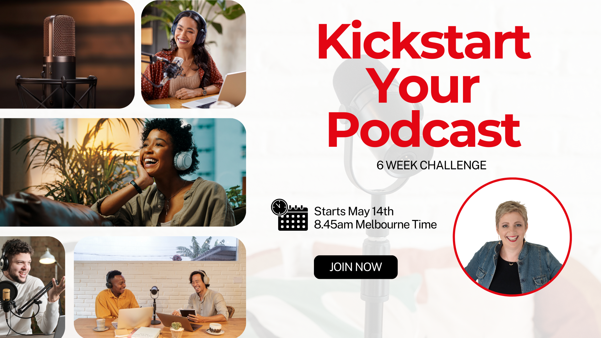 Kickstart your podcast.