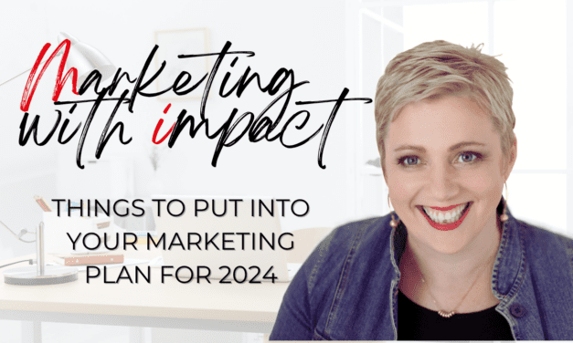 Things to put into your Marketing Plan for 2024