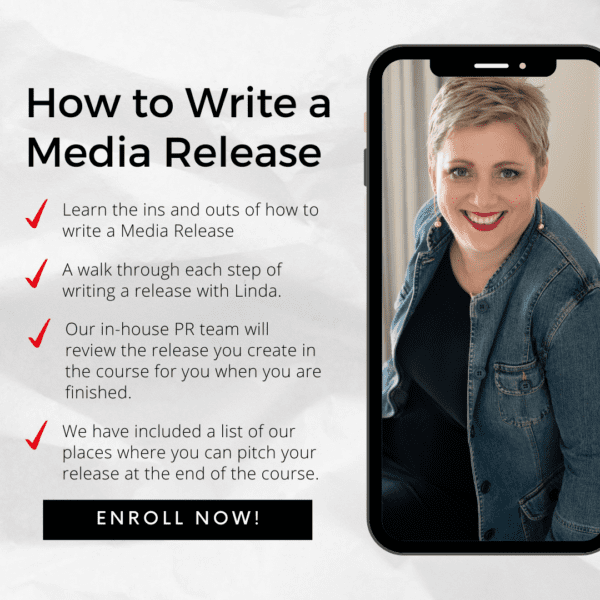 How to write a media release using The PR Bundle for Small Businesses.