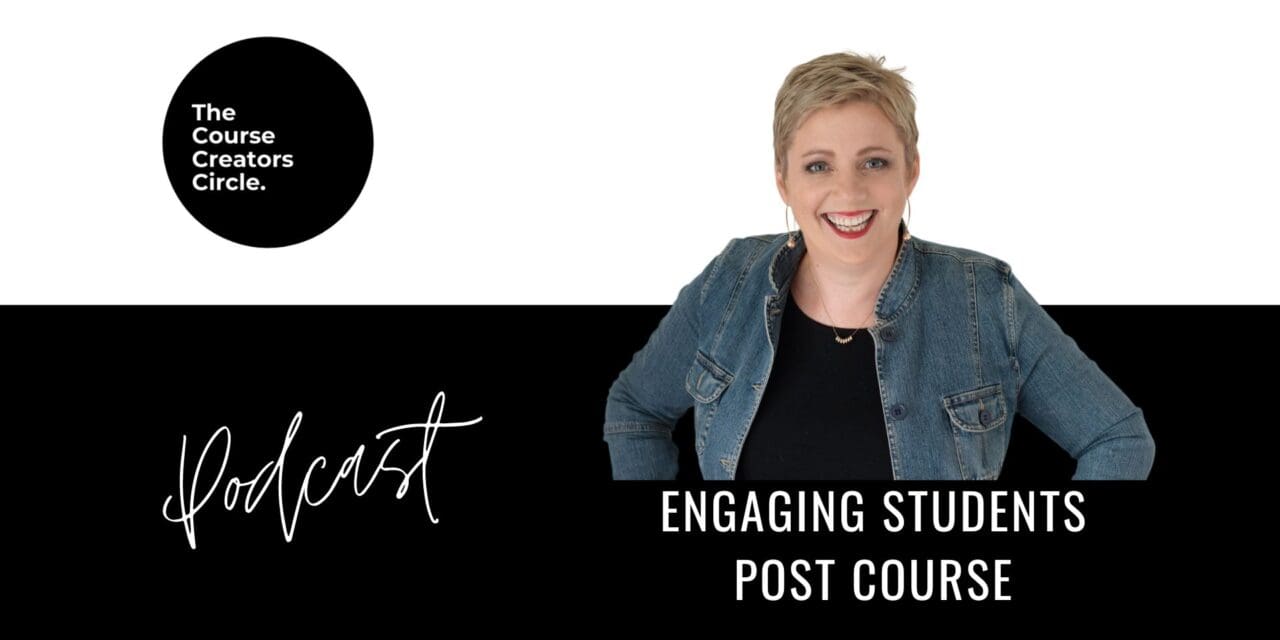 Engaging Students Post Course
