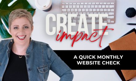 A Quick Monthly Website Check