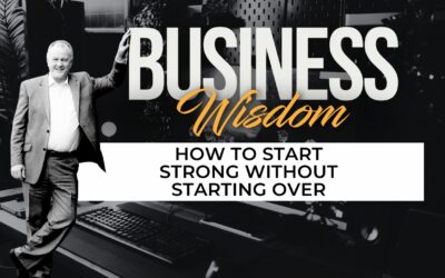 How to Start Strong Without Starting Over